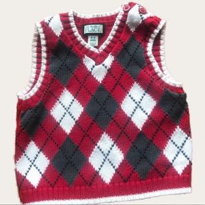 Vintage Sweater Vest for little boys 6-9 months